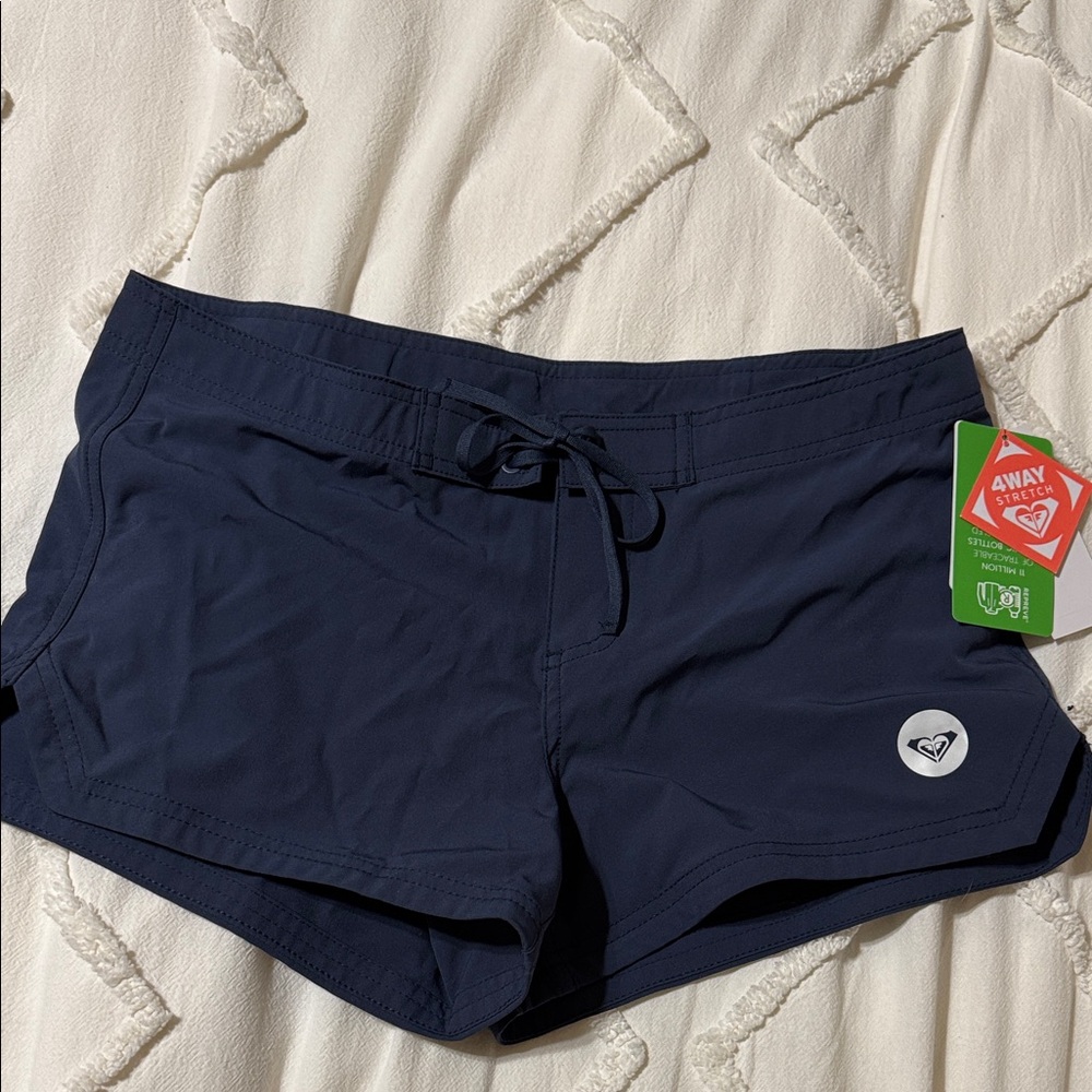 Roxy Navy Blue Athletic Shorts